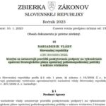 Pravidlá poskytovania podpory na vykonávanie opatrení v sektore včelárstva – NV č.10/2023